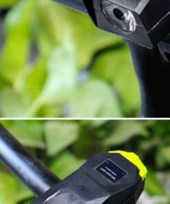 Touch switch Head Light Waterproof Bicycle Lamp 120 Db Loud Horn Alarm Bell Warning