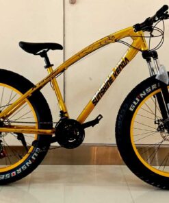 Fat Tire Adult Mountain Bike, High-Carbon Steel Frame Cruiser Bikes, Beach Snowmobile Bicycle, Double Disc Brake 26 Inch Wheels