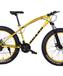 Shard Fat Tire Adult Mountain Bike, High-Carbon Steel Frame Cruiser Bikes, Beach Snowmobile Bicycle, Double Disc Brake 26 Inch Wheels 21 speed