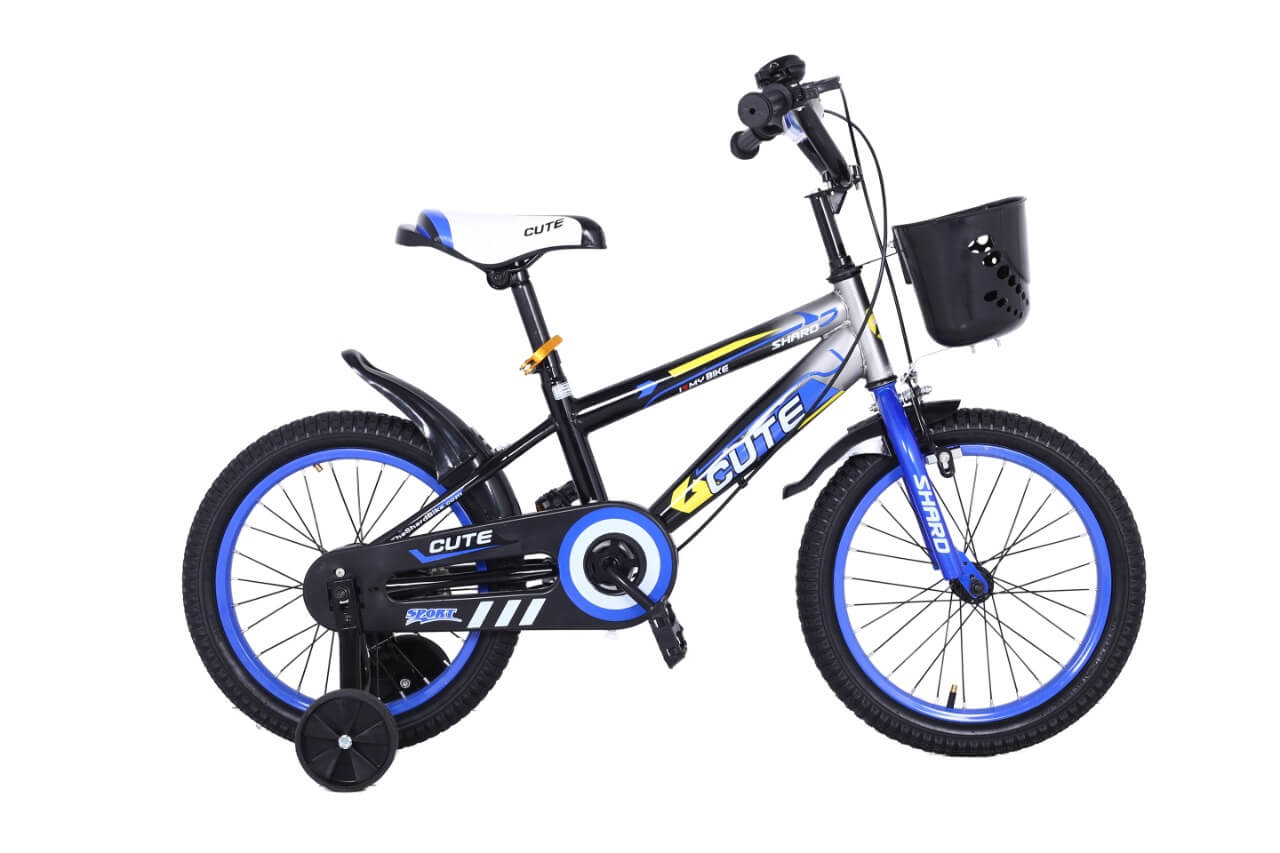 SHIMANO SIS Vela-zephyr Ragazze 24 "ruota kids bike telaio 13" Blu & Giallo 