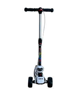 Kids scooter robot white