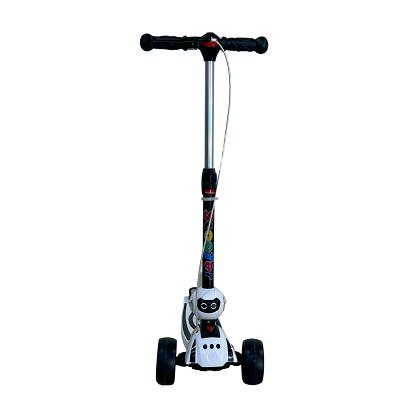 Kids scooter robot white