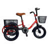 Kids Tricycle Red with basket 12 inches