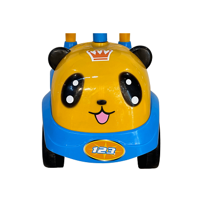 Kids Panda Car Yellow