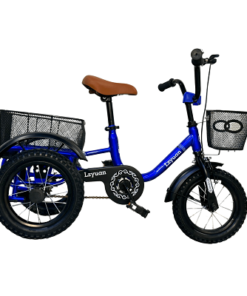 Kids Tricycle Blue with basket 12 inches