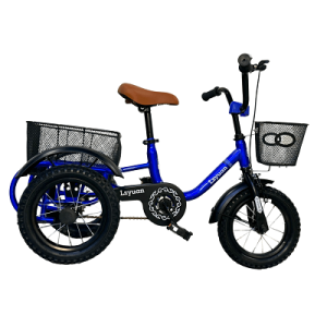 Kids Tricycle Blue with basket 12 inches