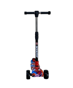 Kids scooter red skull