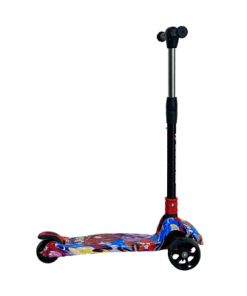 Kids scooter red skull