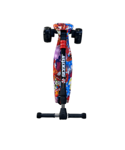 Kids scooter red skull