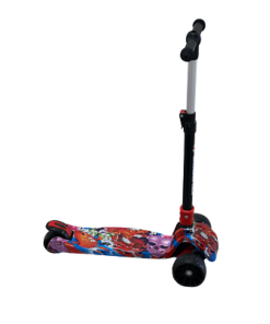 Kids scooter red skull