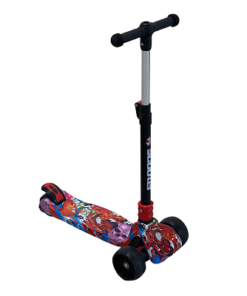 Kids scooter red skull
