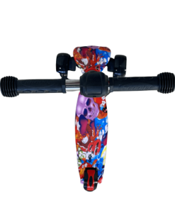 Kids scooter red skull