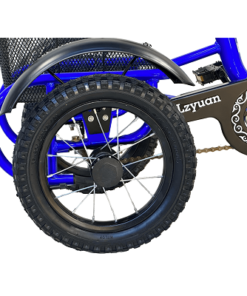Kids Tricycle Blue with basket 12 inches