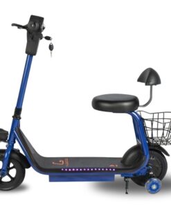 Kids Electric Scooter with Basket Dubai Mini Delivery Ride-On Scooter