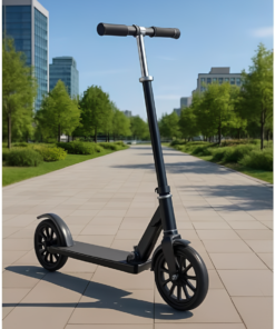 High-Velocity Urban Kick Scooter Dubai Black Foldable Commuter Scooter