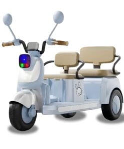 12V Dual Seater Kids Electric Scooter Dubai with LED Lights and Music
