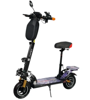 Crony V10LED 1500W Electric Scooter Dubai with 10 Inch Wide Tires and Dual Suspension